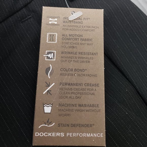 Men's Dress Pants Dockers Premium Classic Fit 42x30 NWT - Picture 4 of 9
